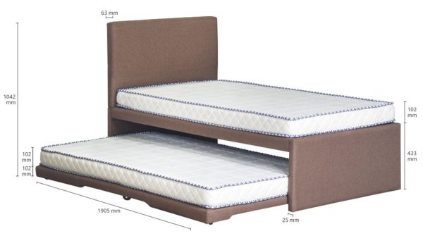 2 in 1 Fabric Bed FAB1007